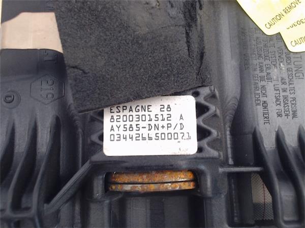 RENAULT Megane 2 generation (2002-2012) Steering Wheel Airbag 8200301512A, AY585 19566230