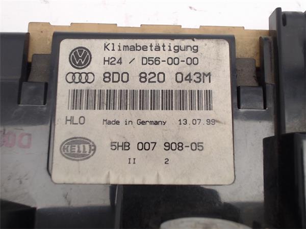 AUDI A4 B5/8D (1994-2001) Ilmastonhallintayksikkö (8D0820043M),(5HB007908-05) 24988770