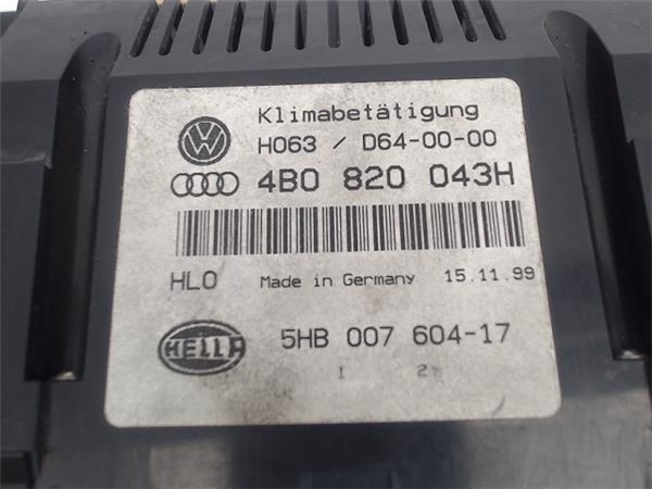 AUDI A6 C5/4B (1997-2004) Pегулятор климы 4B0820043H, 5HB00760417 24989344