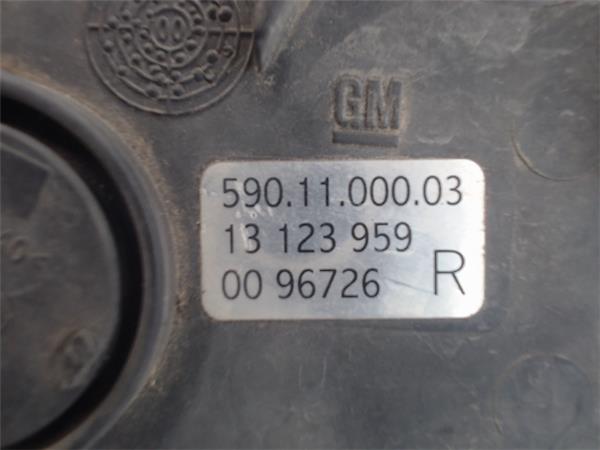 OPEL Vectra C (2002-2005) Ľavé predné hmlisté svetlo 13123959,0096726 19579499