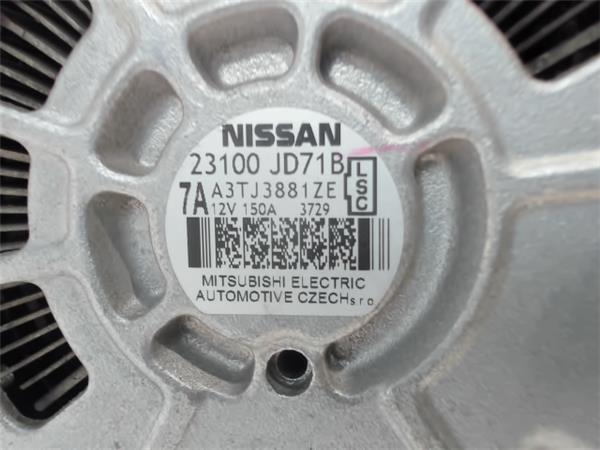 NISSAN Qashqai 1 generation (2007-2014) Генератор 23100JD71B,CGB11201 24989965