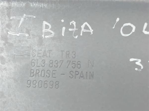 SEAT Ibiza 3 generation (2002-2008) Lève-vitre de porte avant droite 6L3837752BQ,6L3837756N 19582621