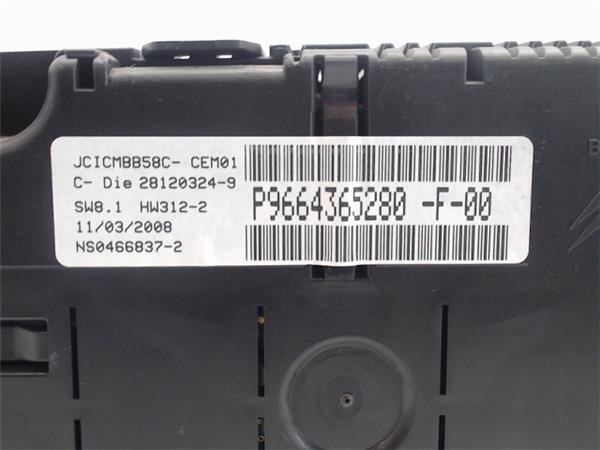 CITROËN C4 Picasso 1 generation (2006-2013) Спидометр P9664365280F00, 281203249/NS04668372 20775054