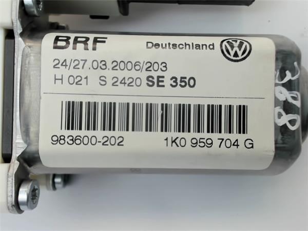 SEAT Leon 2 generation (2005-2012) Motor de control geam ușă  dreapta spate 1K0959704G 25160545