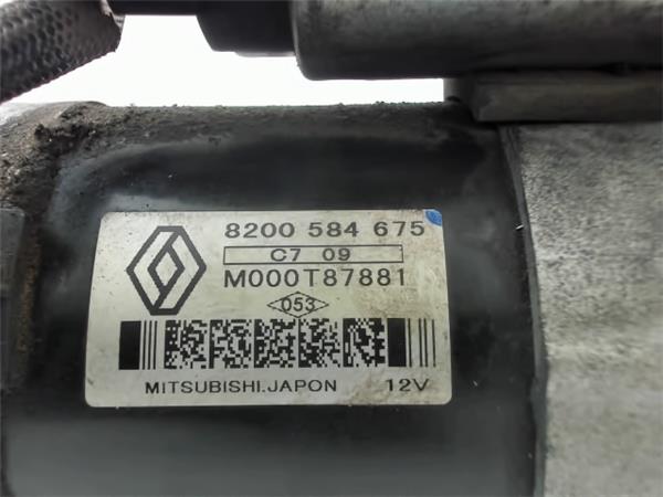 RENAULT Clio 2 generation (1998-2013) Indítómotor 8200584675,M000T87881 21706165