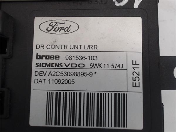 Motor elevalunas trasero izquierdo 981536-103 de Ford Focus berlina (cap) 2004-0 - pieza usada