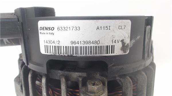 PEUGEOT 206 1 generation (1998-2009) Alternator 9641398480,AI90071 24990308