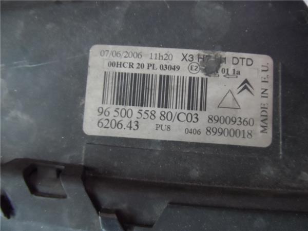 CITROËN C5 1 generation (2001-2008) Far dreapta față 9650055880 24985978