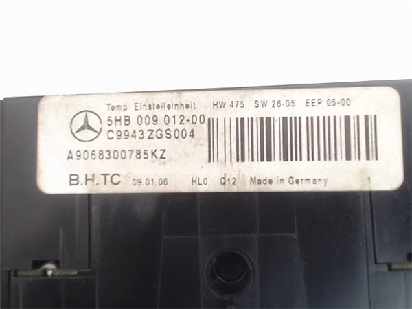 MERCEDES-BENZ Sprinter 2 generation (906) (2006-2018) Klimakontrollenhet 5hb00901200 25035880