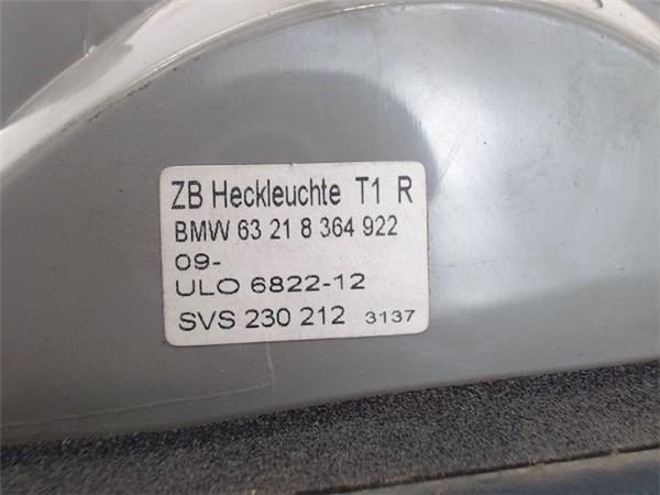 BMW 3 Series E46 (1997-2006) Galinis dešinys žibintas 63218364922, 682212 21706024