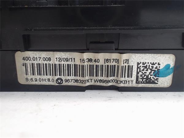 PEUGEOT 3008 1 generation (2010-2016) Climate  Control Unit 96738322t, 400017008 25035846