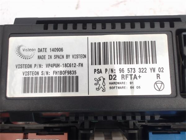 PEUGEOT 407 1 generation (2004-2010) Climate  Control Unit 96573322yw02 25036135