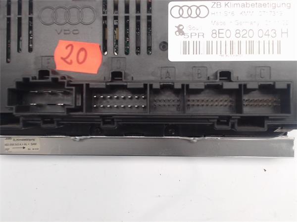 AUDI A4 B5/8D (1994-2001) Ilmastonhallintayksikkö (8E0820043H),(0717319) 24988789