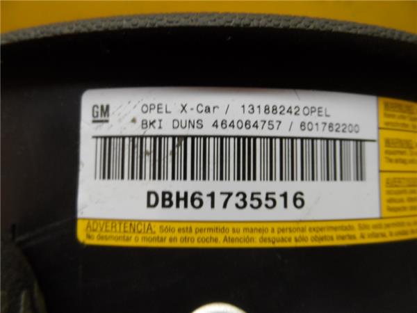 OPEL Meriva 1 generation (2002-2010) Steering Wheel Airbag 21110028