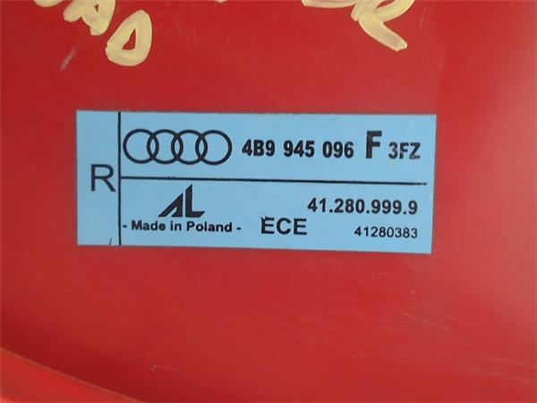 AUDI A6 allroad C5 (2000-2006) Galinis dešinys žibintas 4B9945096F3FZ, 412809999 24401352