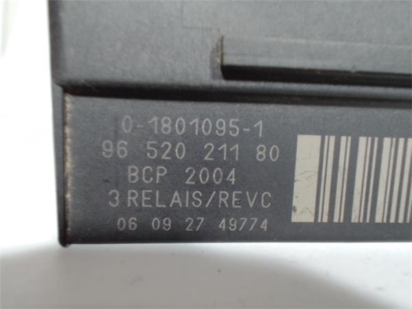 CITROËN C2 1 generation (2003-2009) Relék 9652021180, 018010951 20704184