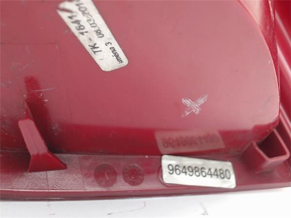 CITROËN C2 1 generation (2003-2009) Rear Right Taillight Lamp 9649864480 19556937