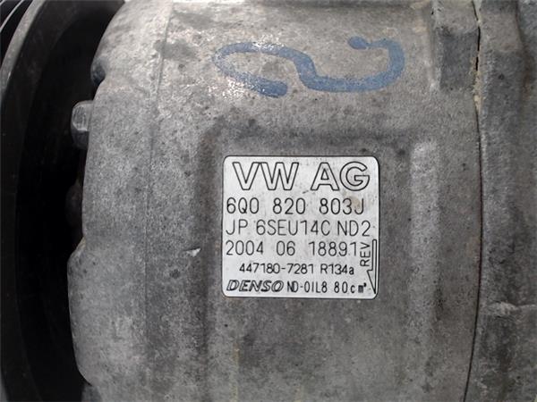 VOLKSWAGEN Cordoba 2 generation (1999-2009) Hасос кондиционера 6Q0820803J,4471807281 21115283