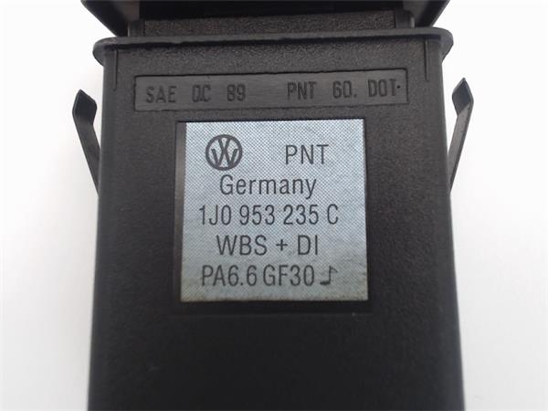 VOLKSWAGEN Golf 4 generation (1997-2006) Hazard button 1J0953235C 21327236