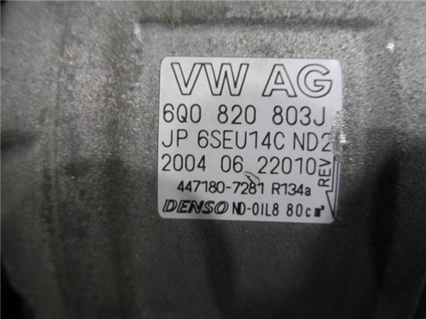 VOLKSWAGEN Hасос кондиционера 6Q0820803J,4471807281 21110492