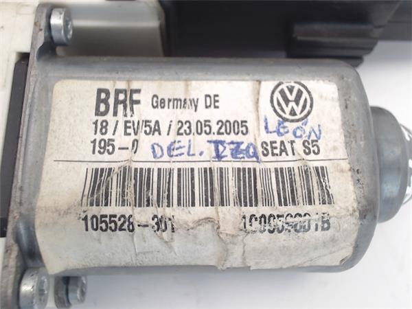 SEAT Leon 2 generation (2005-2012) Front venstre dør vindusregulator motor 1C0959801B,105402-301 21114021