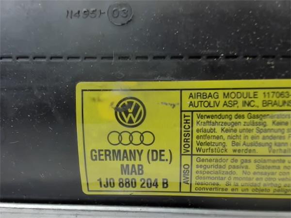 SKODA Octavia 1 generation (1996-2010) Forreste højre dør Airbag SRS 1J0880204B 22524058