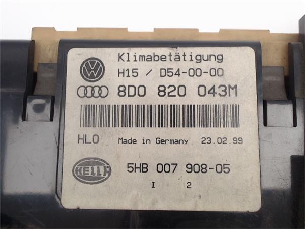 AUDI A4 B5/8D (1994-2001) Ilmastonhallintayksikkö (8D0820043M),(5HB007908-05) 24988782