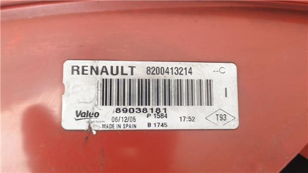RENAULT MEGANE II (BM0/1_, CM0/1_) Rear Left Taillight 8200413214, 89038181 24401350