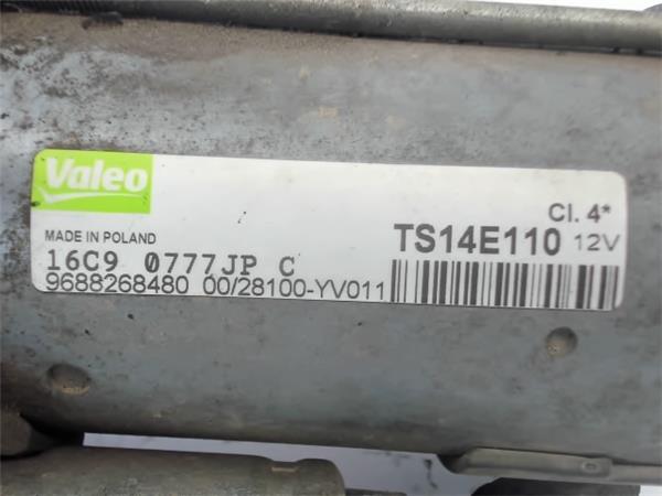 CITROËN Xsara Picasso 1 generation (1999-2010) Starter Motor TS14E110 21704080