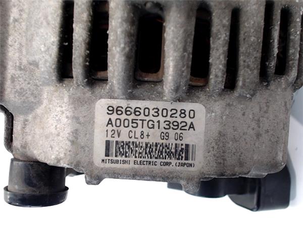 PEUGEOT 207 1 generation (2006-2009) Alternator 9666030280, A005TG1392A 24989823