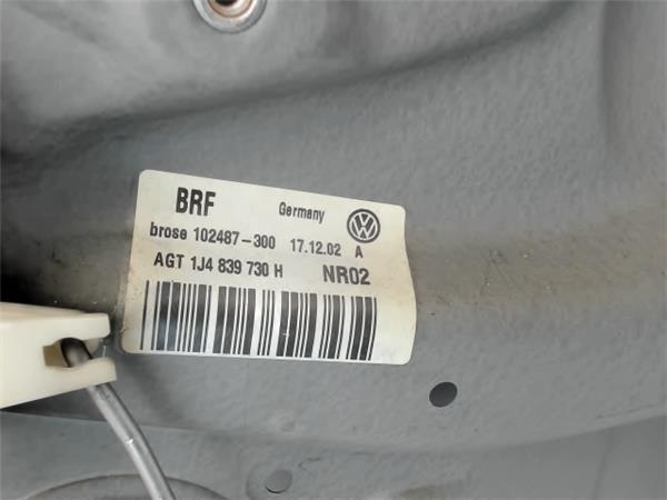 VOLKSWAGEN Golf 4 generation (1997-2006) Стеклоподъемник задней правой двери 1J4839730H 24837267