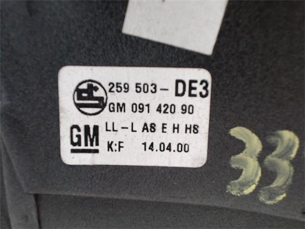 OPEL Astra J (2009-2020) Bal oldali visszapillantó tükör 09142090,259503DE3 21115295