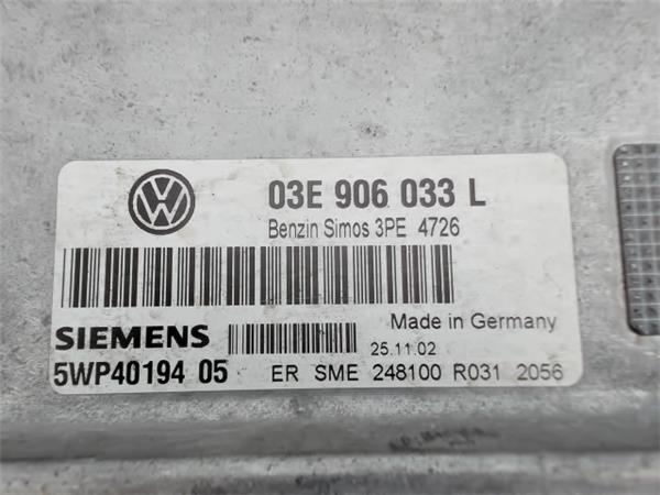 VOLKSWAGEN Kiti valdymo blokai 03E906033L,5WP4019405 21112512