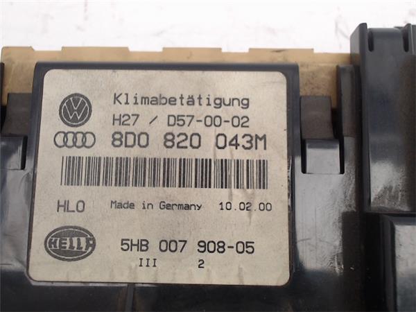 AUDI A4 B5/8D (1994-2001) Ilmastonhallintayksikkö (8D0820043M),(5HB007908-05) 25035539