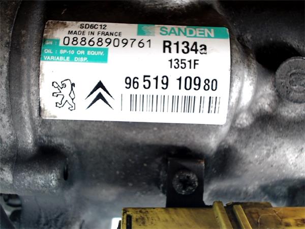 PEUGEOT 207 1 generation (2006-2009) Air Condition Pump 9651910980,1351F 19567770