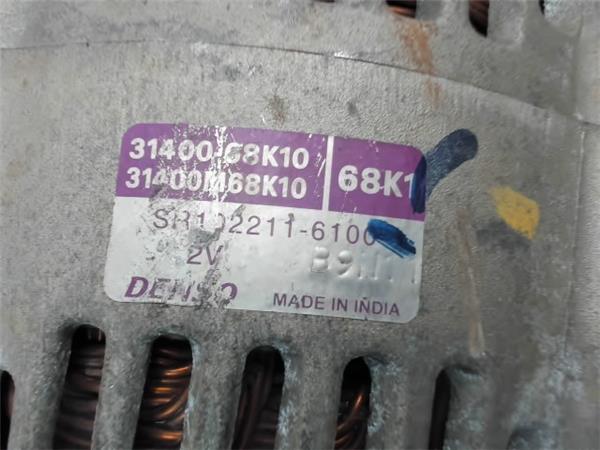 NISSAN Pixo 1 generation (2008-2013) Generator 3140068K10, 31400M68K10 20494604