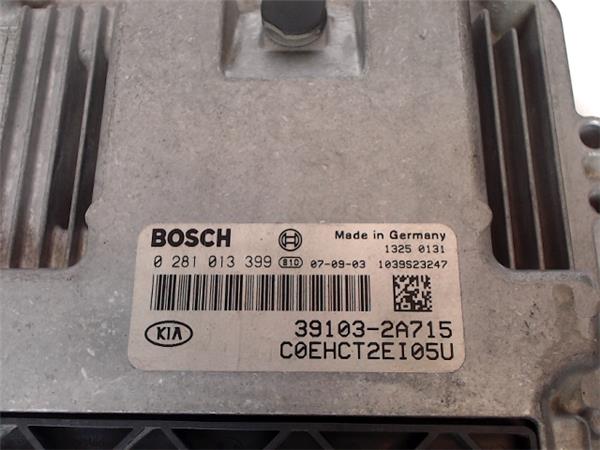 Centralina do motor D4FB 0281013399 de Kia Ceed (ed) 2006-2009 - pieza usada