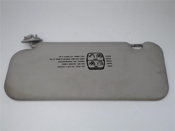 PEUGEOT 307 1 generation (2001-2008) Right Side Sun Visor 8143HL 24389327