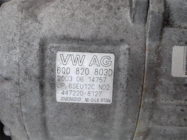 VOLKSWAGEN Golf 4 generation (1997-2006) Помпа кондиціонера 6Q0820803D,4472208127 22658099