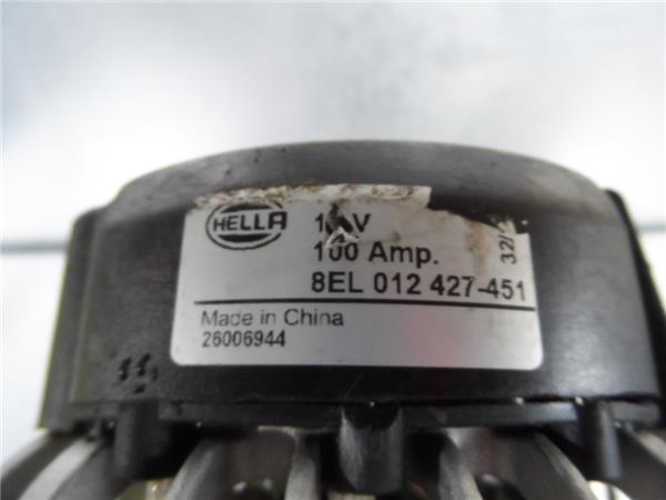 OPEL Corsa C (2000-2006) Ģenerators 8EL012427451, HELLA 20497030