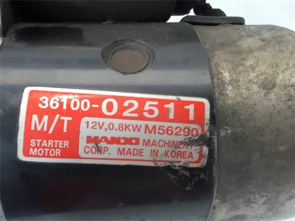 HYUNDAI i20 1 generation (2004-2011) Starteris 3610002511, 0986022601 21114161