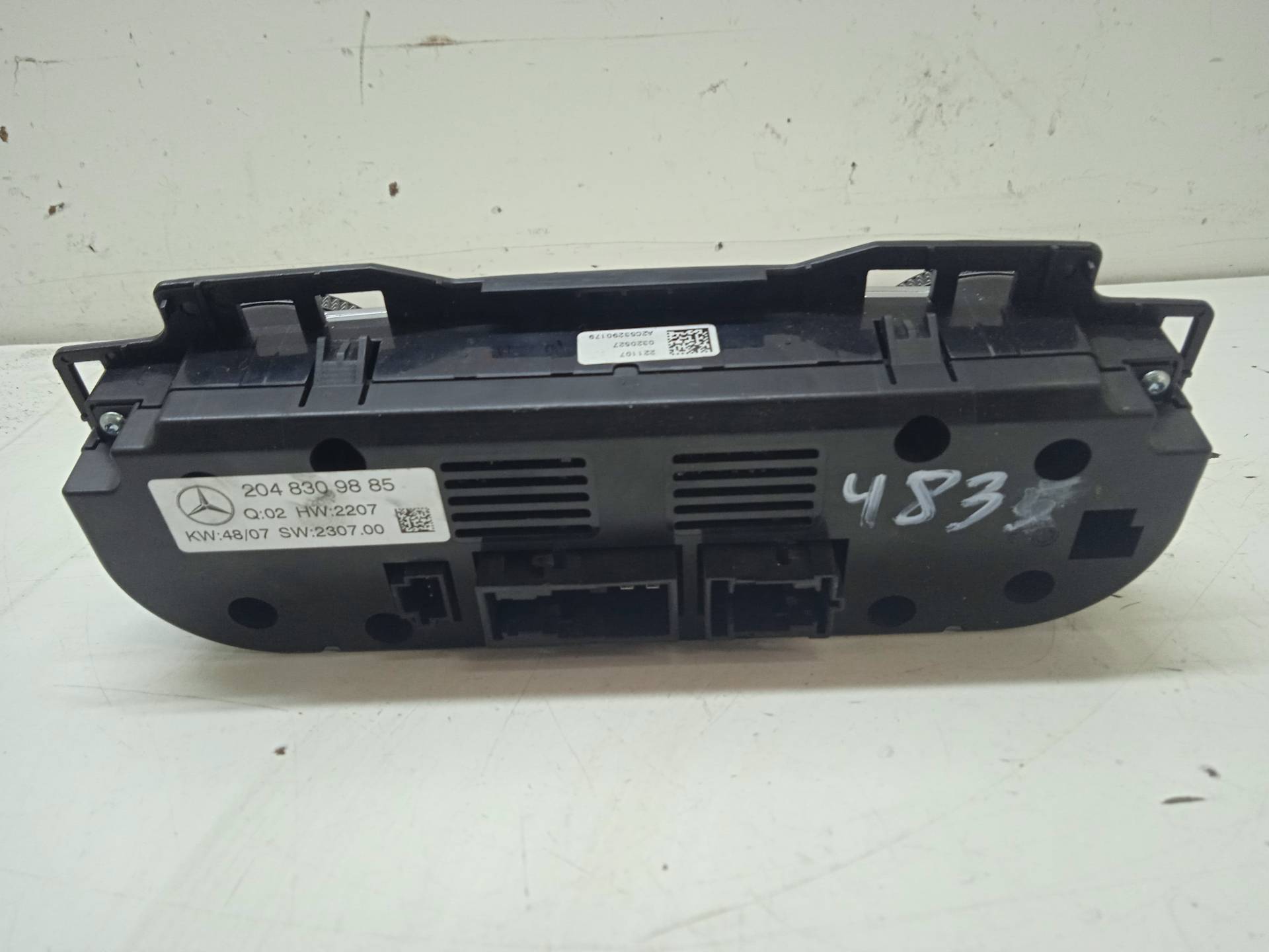 MERCEDES-BENZ C-Class W204/S204/C204 (2004-2015) Climate  Control Unit 2048309885 24337329