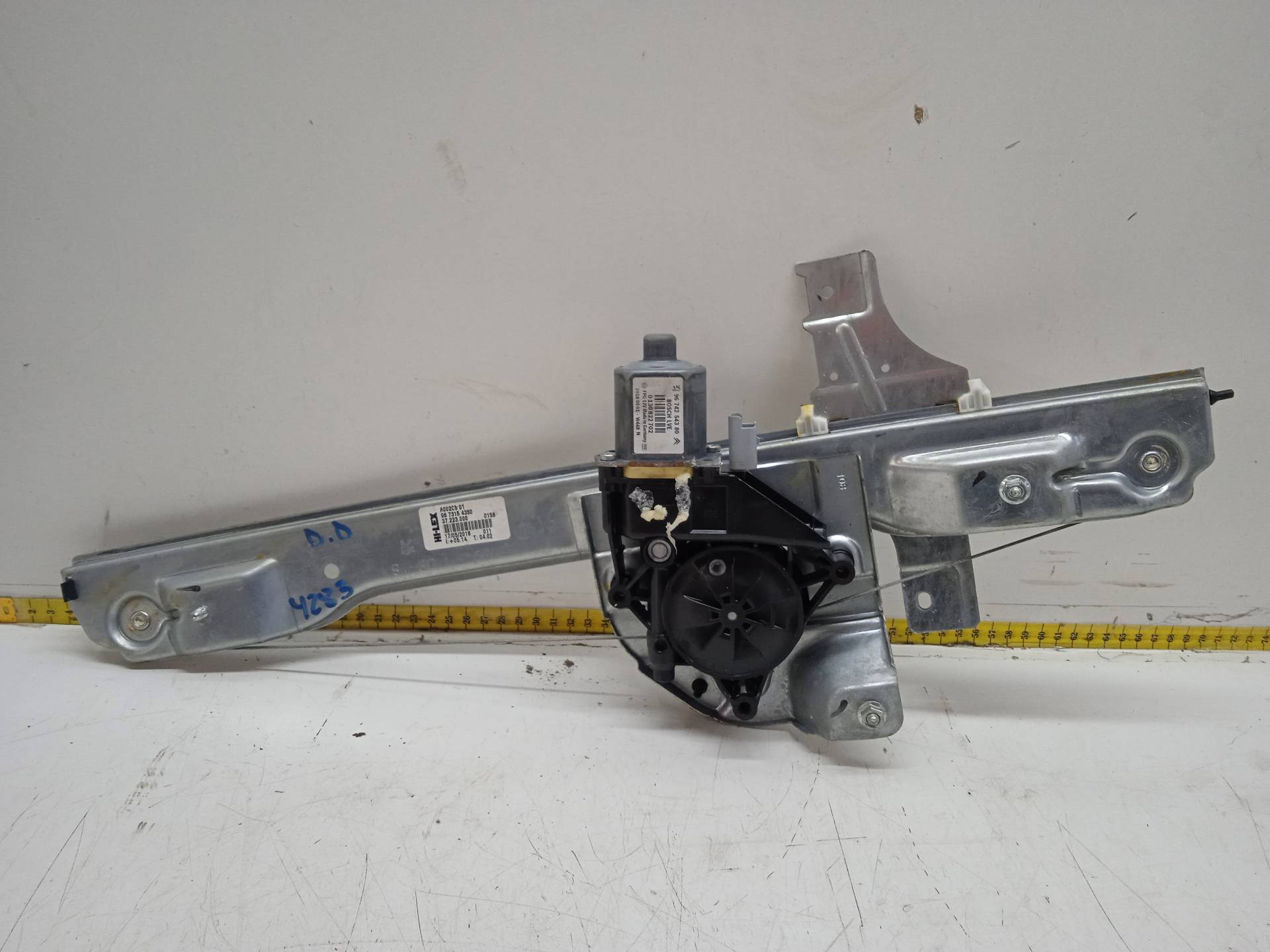 PEUGEOT 208 Peugeot 208 (2012-2015) Front Right Door Window Regulator 9673154380 24330320