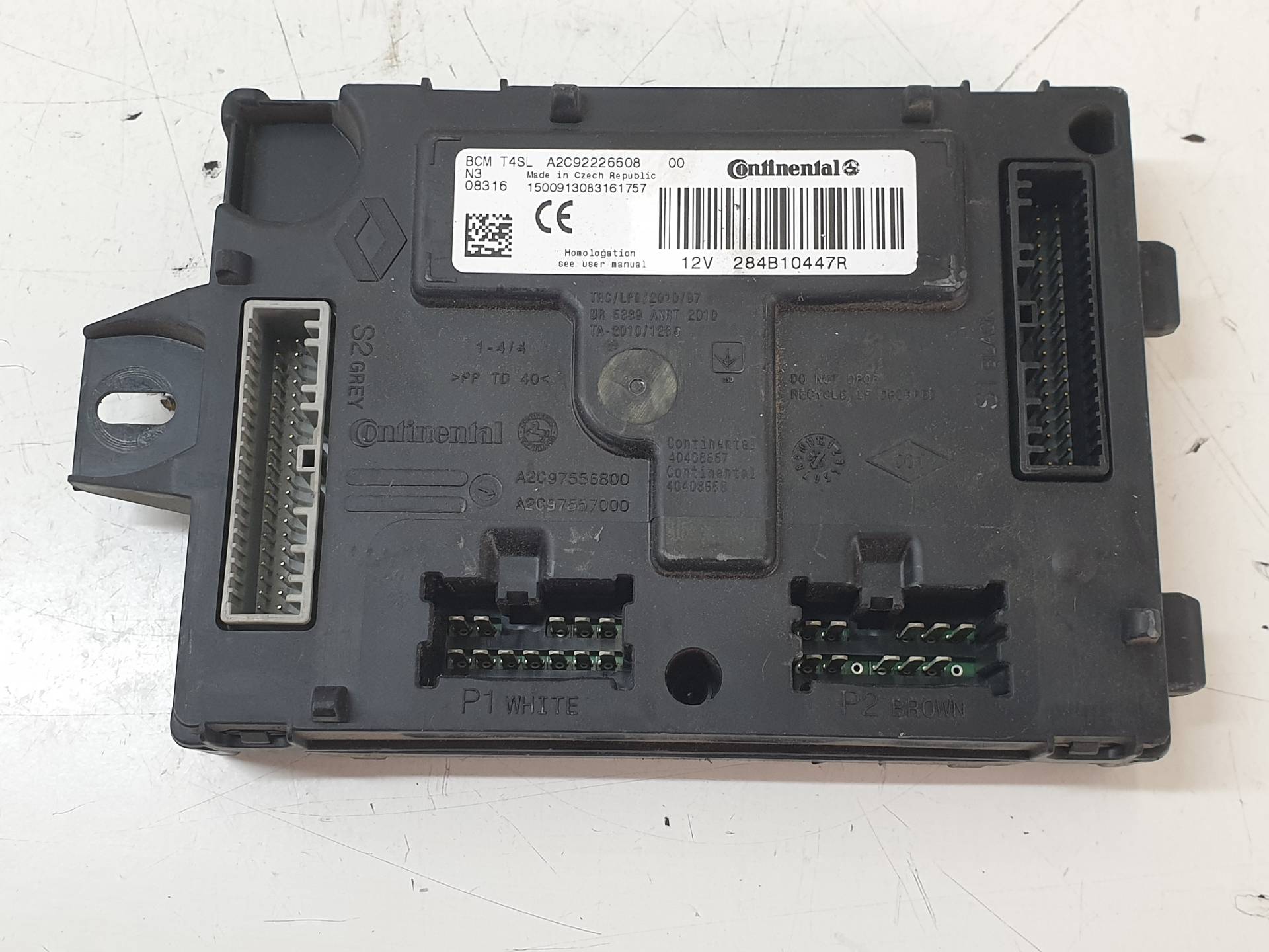 RENAULT Captur 1 generation (2013-2019) Other Control Units 284B10447R 25570443