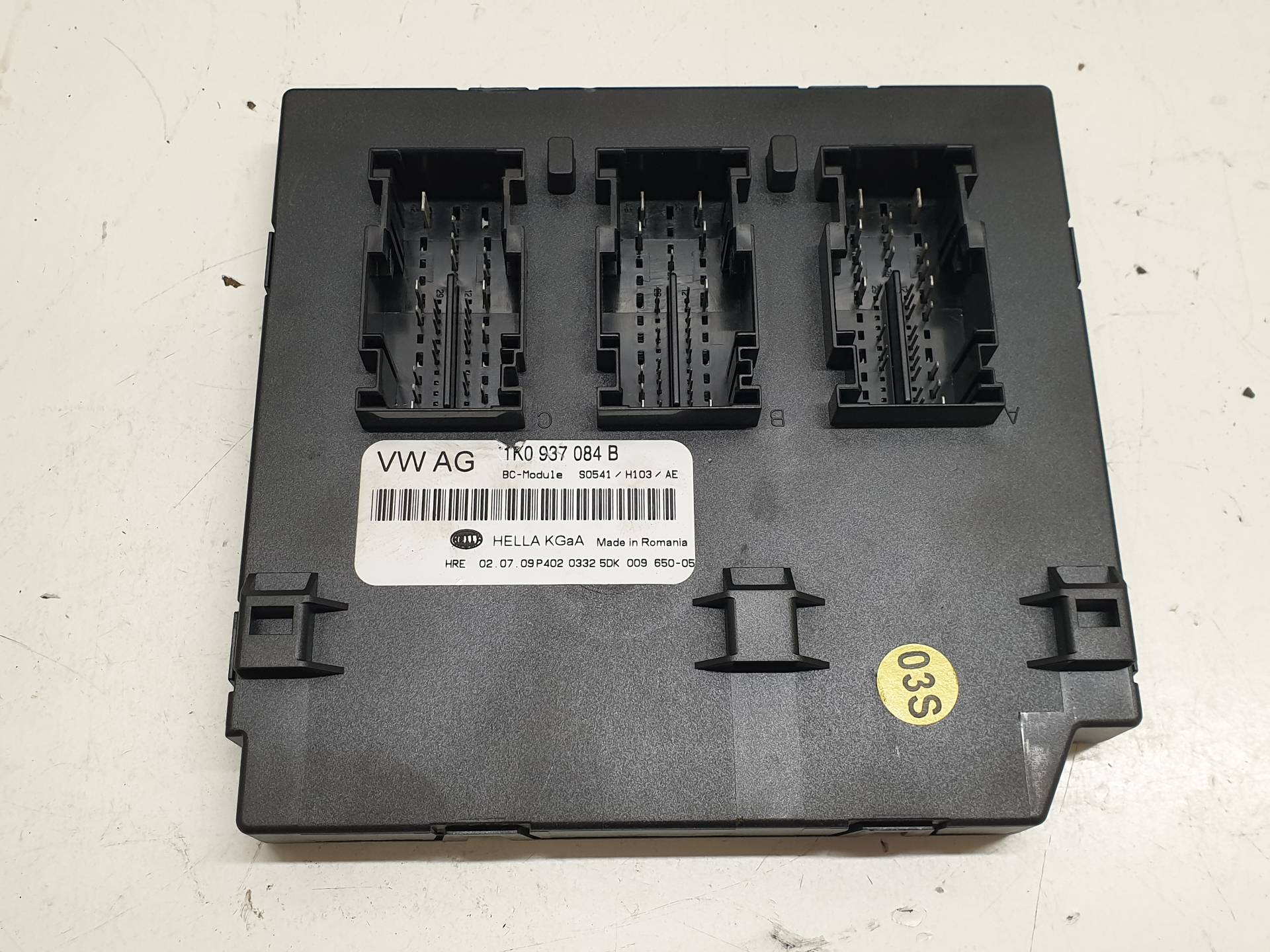 VOLKSWAGEN Golf Plus 2 generation (2009-2014) Alte unități de control 1K0937084B 25569609