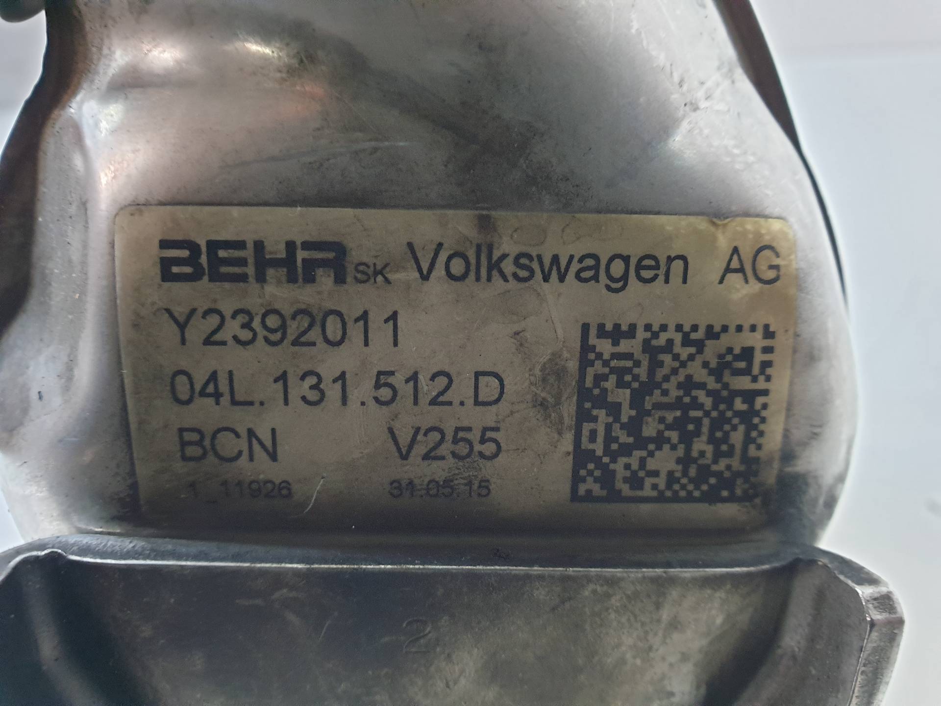 VOLKSWAGEN Tiguan 1 generation (2007-2017) EGR køler Y2392011 25567835