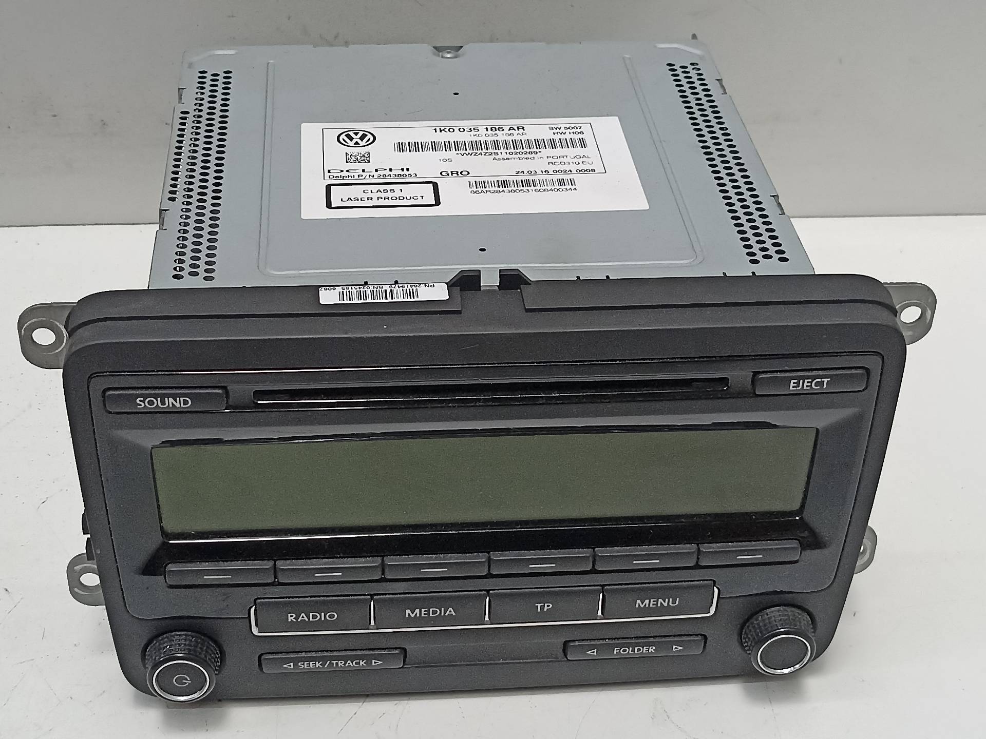 VOLKSWAGEN Jetta 6 generation (2010-2018) Music Player Without GPS 1K0035186AR 24338393