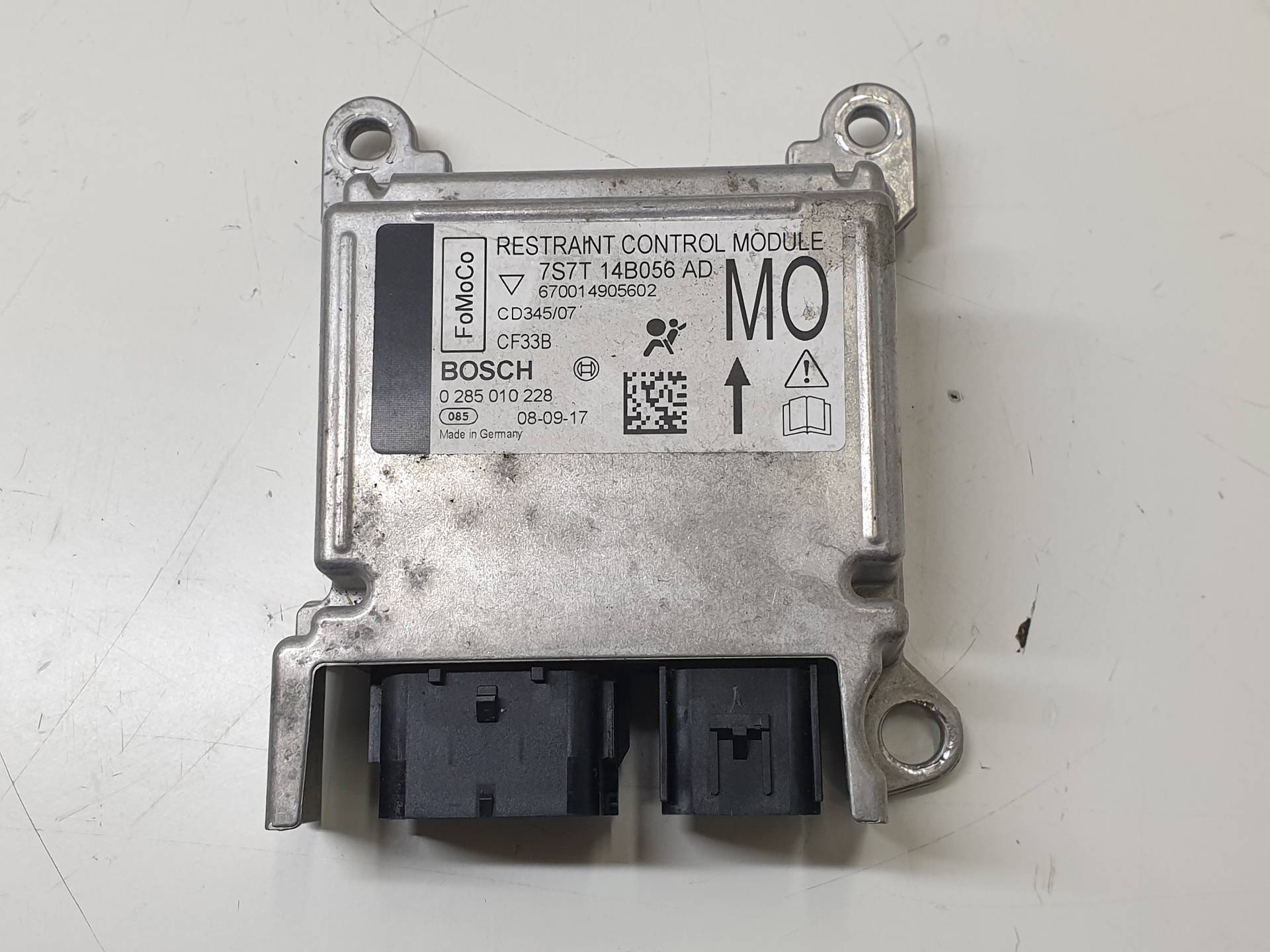 FORD Mondeo 4 generation (2007-2015) SRS Control Unit 7S7T14B056AD 25443110