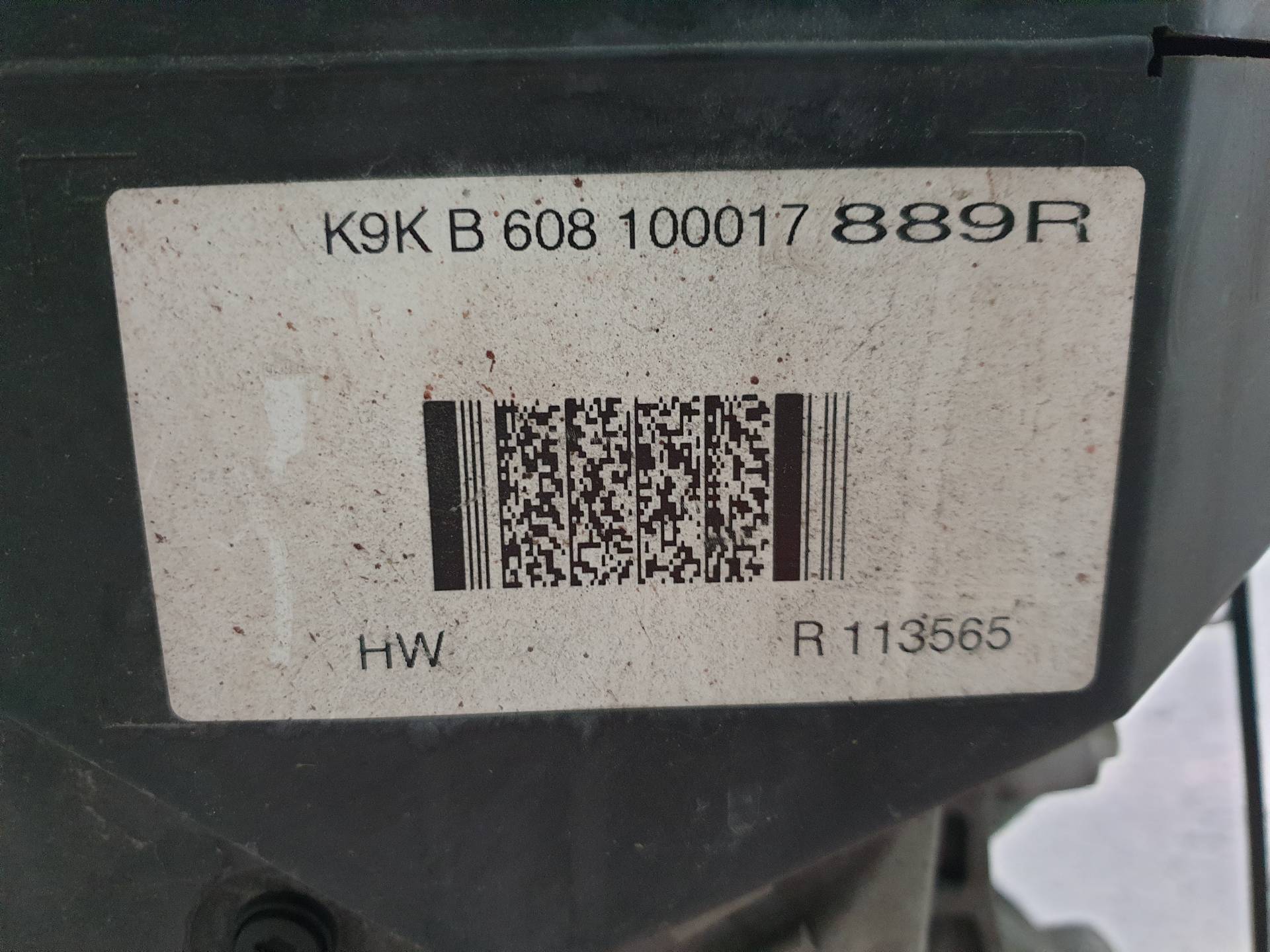 RENAULT Captur 1 generation (2013-2019) Engine K9K608 25404510