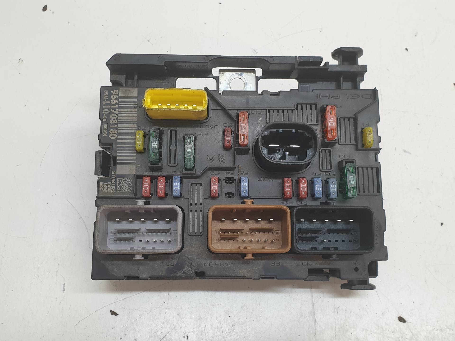 PEUGEOT 207 1 generation (2006-2009) Fuse Box 9661708180 25570606